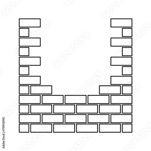 Pile of Bricks Outline