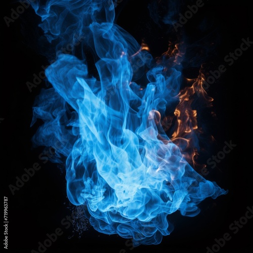 青い炎 火 魔法