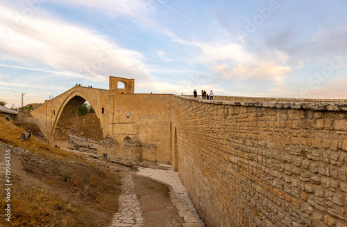 The Malabadi Bridge is an arch bridge spanning the Batman River near the town of Silvan in southeastern Turkey.