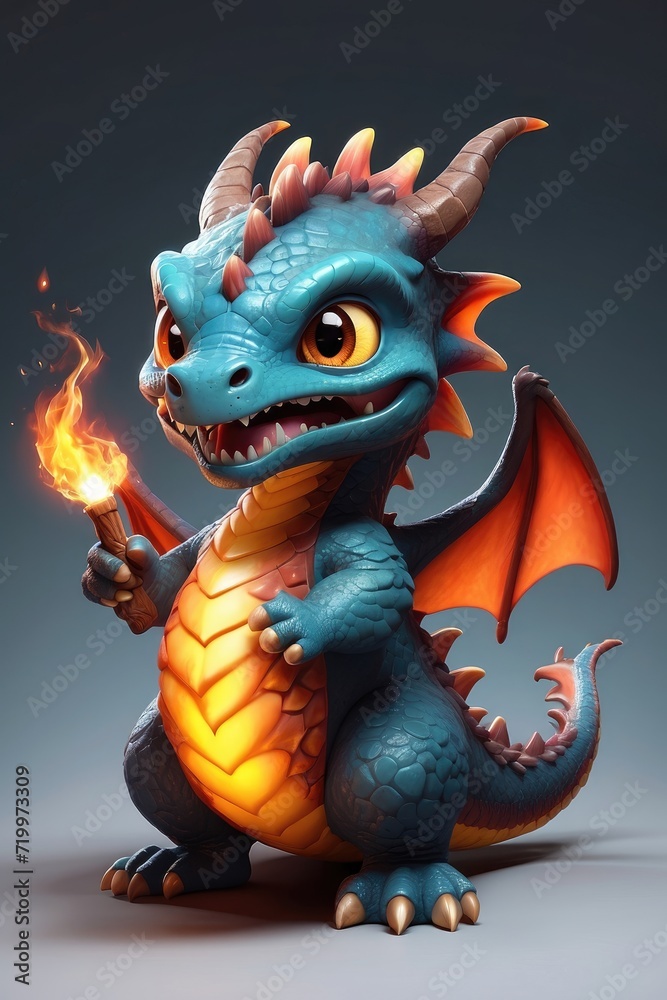 The cutest dragon character high definition The cutest dragon character high definition