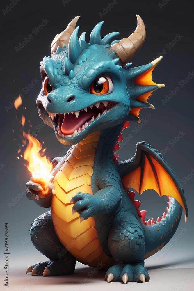 The cutest dragon character high definition The cutest dragon character high definition