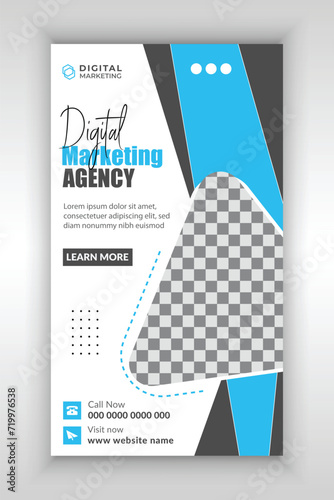 Social media stories promotion template or business stories template. Editable template for social network stories, vector illustration.