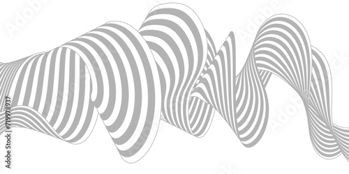 An abstract wave. An element of the sound track design, frequency spectrum, and wave effect. Stylized wave background for thematic and creative creative ideas