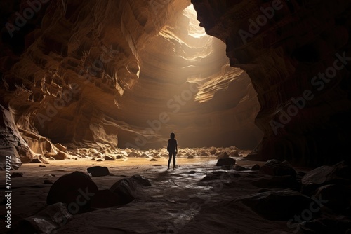 Cave Light Play: Capture the interplay of light and shadows within the caves.