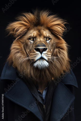 fashion lion  A generated