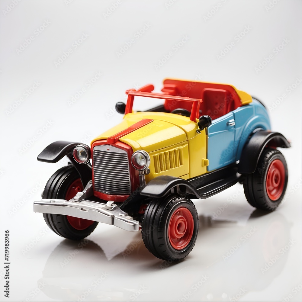 car toy isolated on white