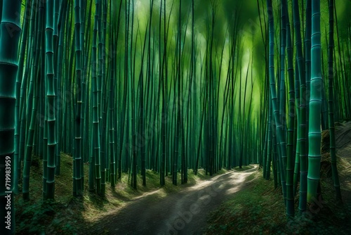 bamboo forest in the morning © awais