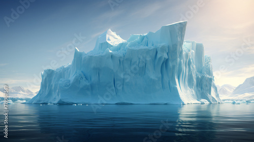 A huge white iceberg © Rimsha