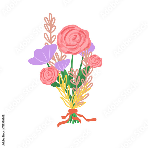 Romantic bouquet flower 