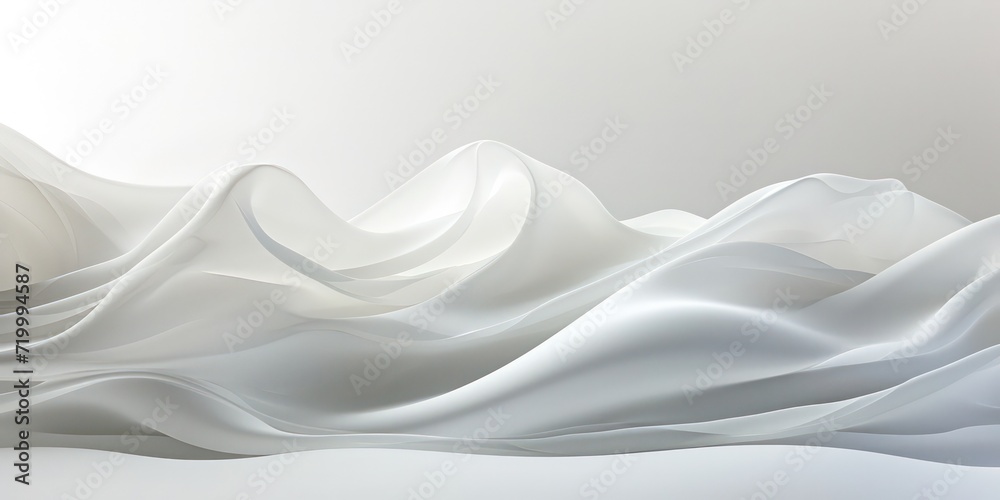 Smoke wave of Chinese style  , with  flowing gracefully across a pristine white surface.