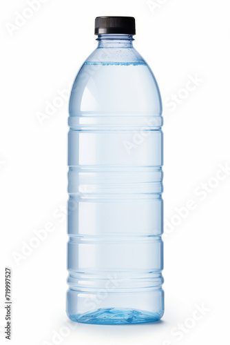 Large bottle of water on white background with clipping path.
