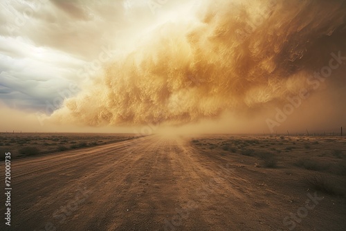 Photography of Dust Storm