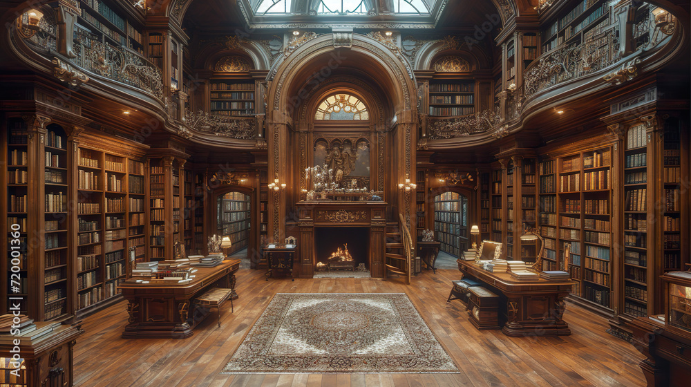 Obraz premium The Grand Library of Solitude