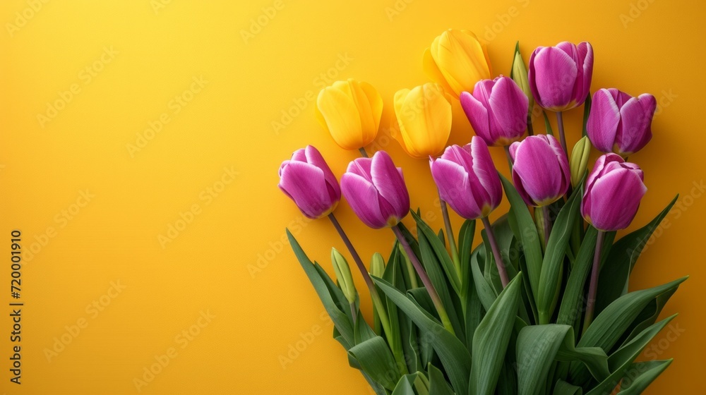 minimalist vivid advertisment spring background with copy space