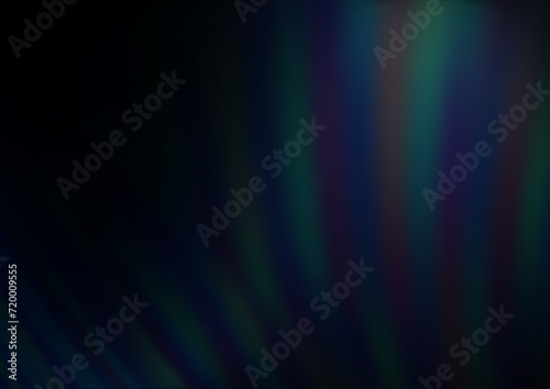Dark BLUE vector blurred shine abstract pattern. Modern geometrical abstract illustration with gradient. A new texture for your design.