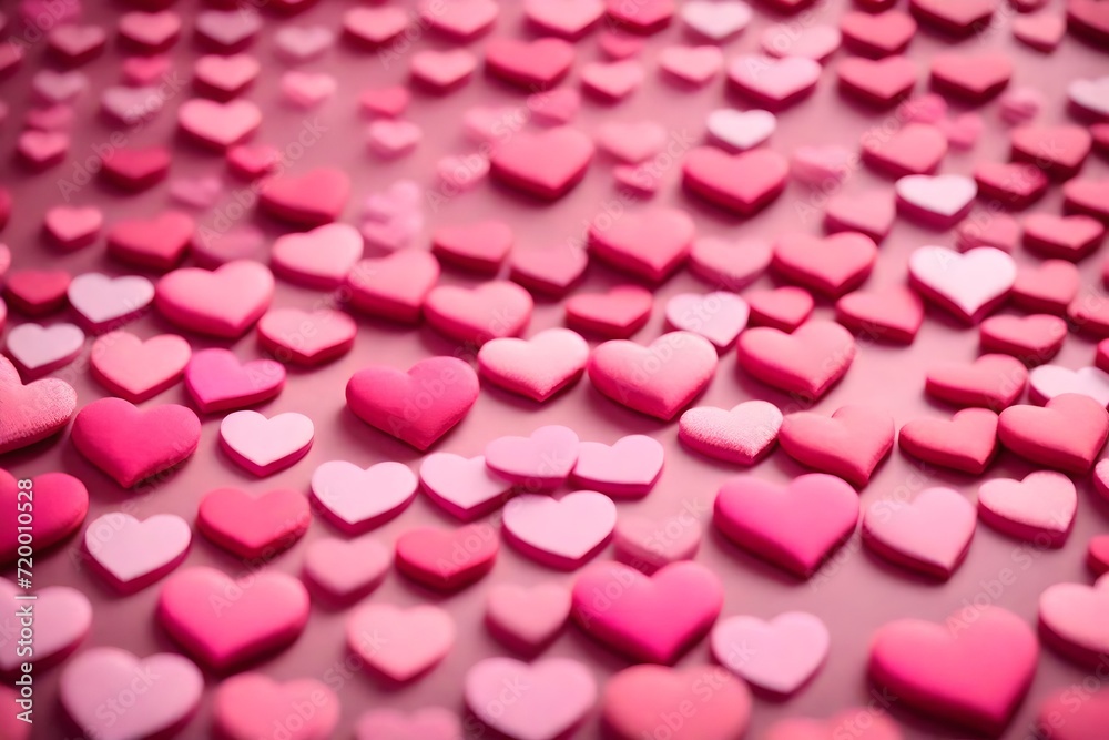 A high-definition photograph highlighting the intricate details of a romantic wedding design, featuring a seamless pattern of adorable pink hearts. A high-definition photograph highlighting the intricate details of a romantic wedding design, featuring a seamless pattern of adorable pink hearts.