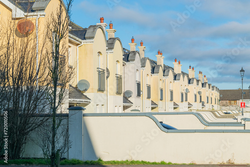 Fotografia Residencial Irish housing estates and rows of terraced houses in Cork, Ireland