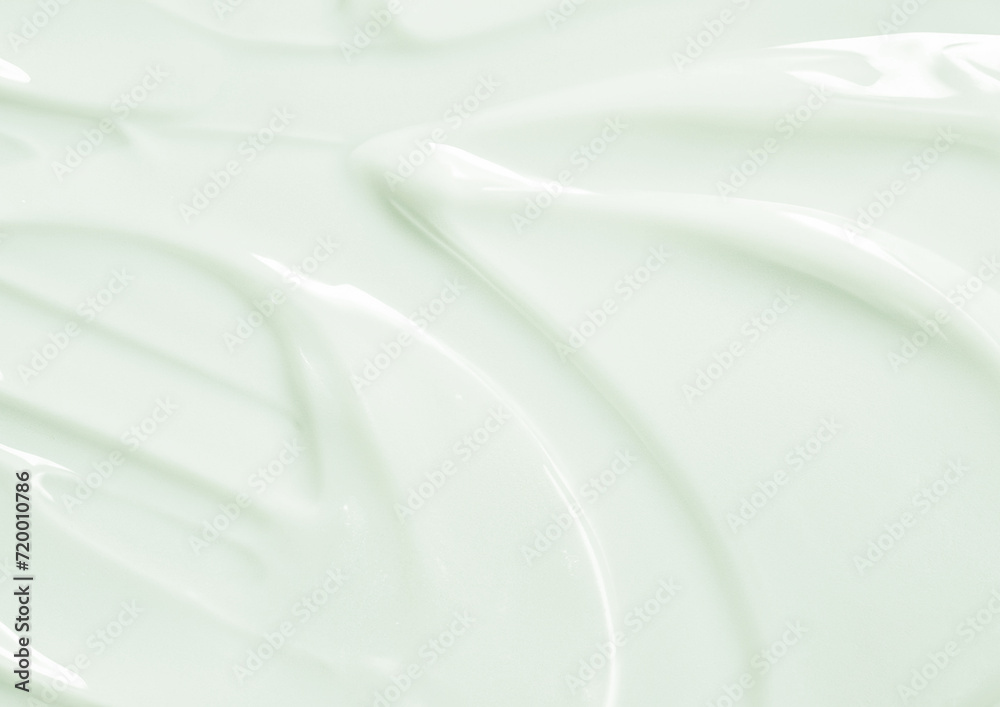 Obraz premium 緑のゲルの背景テクスチャー