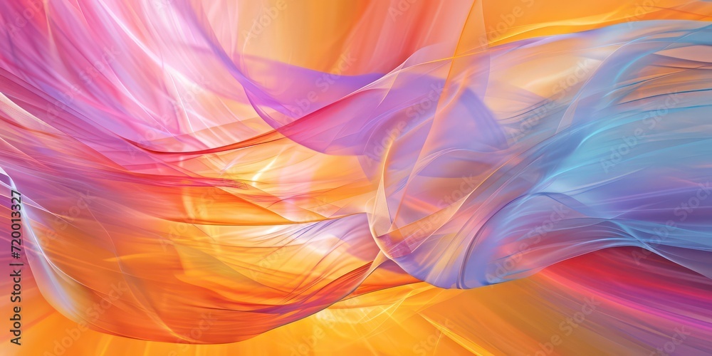 Abstract  colorful background, evoking the harmonious color palettes.