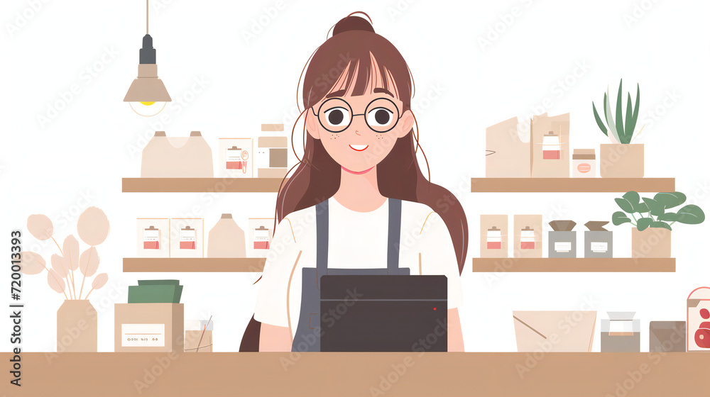cashier vector cashier vector