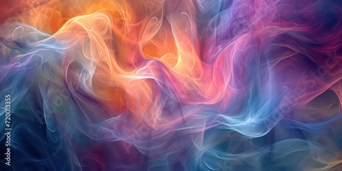 Abstract colorful background, evoking the harmonious color palettes.