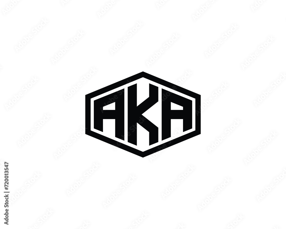 AKA Logo design vector template AKA Logo design vector template