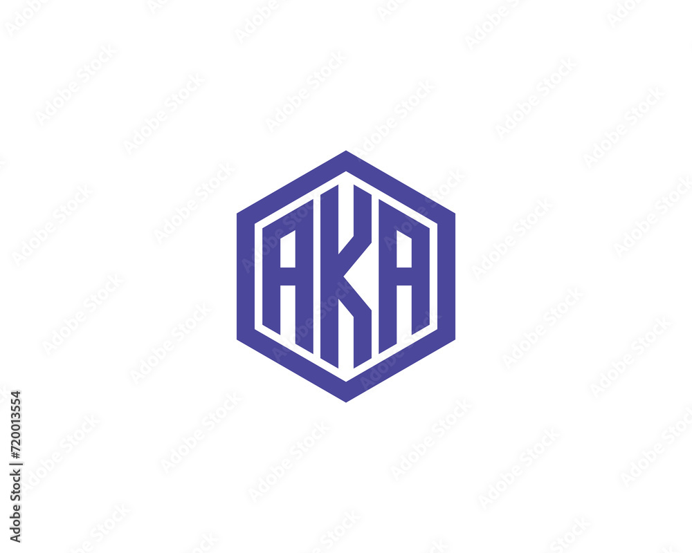 AKA Logo design vector template AKA Logo design vector template