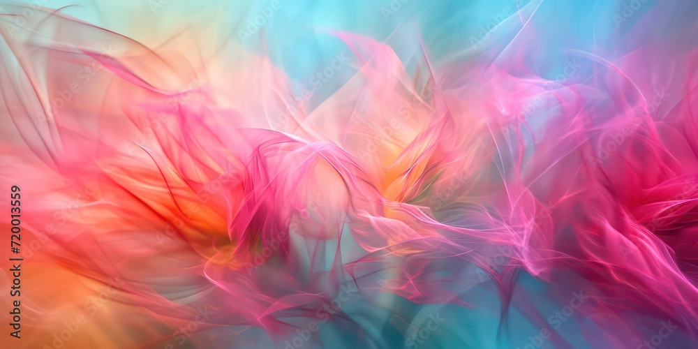 Abstract  colorful background, evoking the harmonious color palettes.