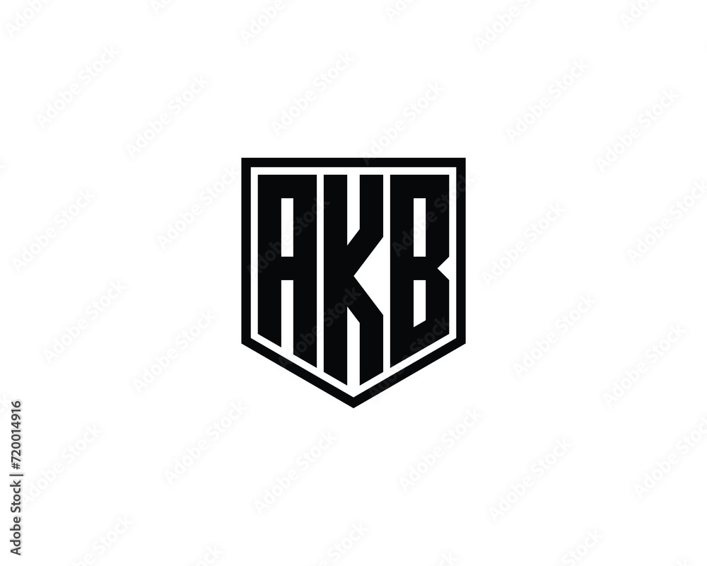 AKB logo design vector template AKB logo design vector template