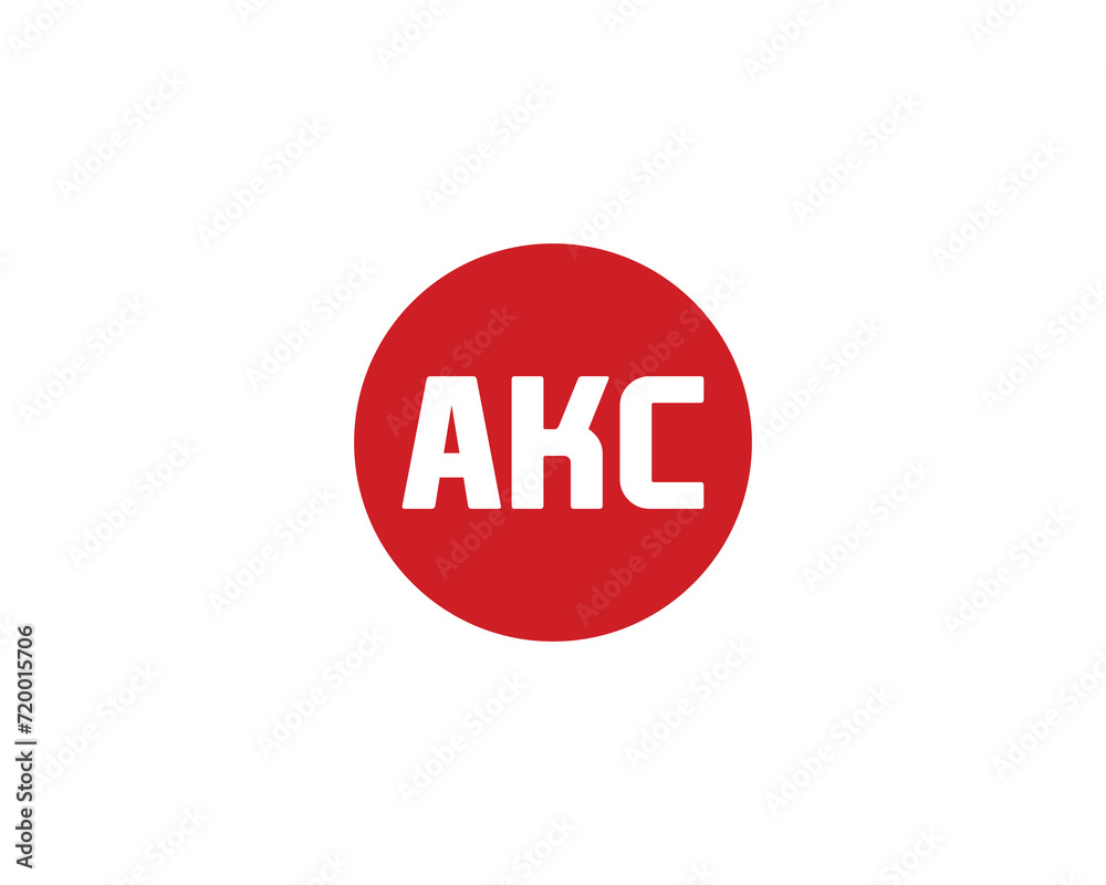 AKC Logo design vector template AKC Logo design vector template