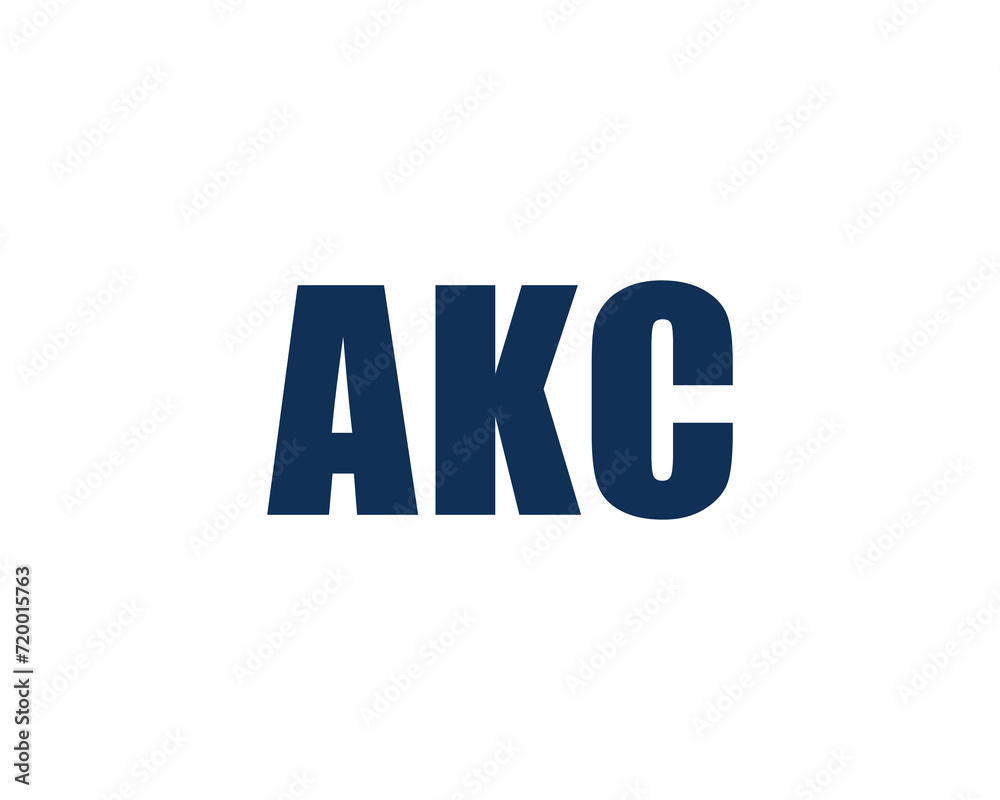 AKC Logo design vector template AKC Logo design vector template