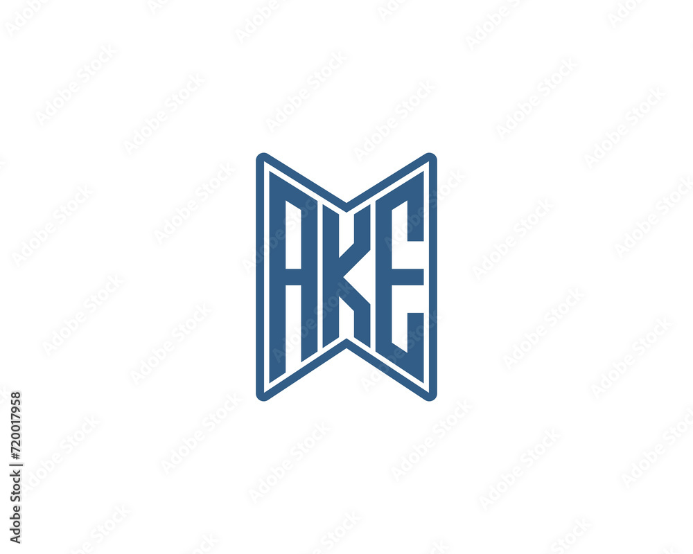 AKE logo design vector template AKE logo design vector template