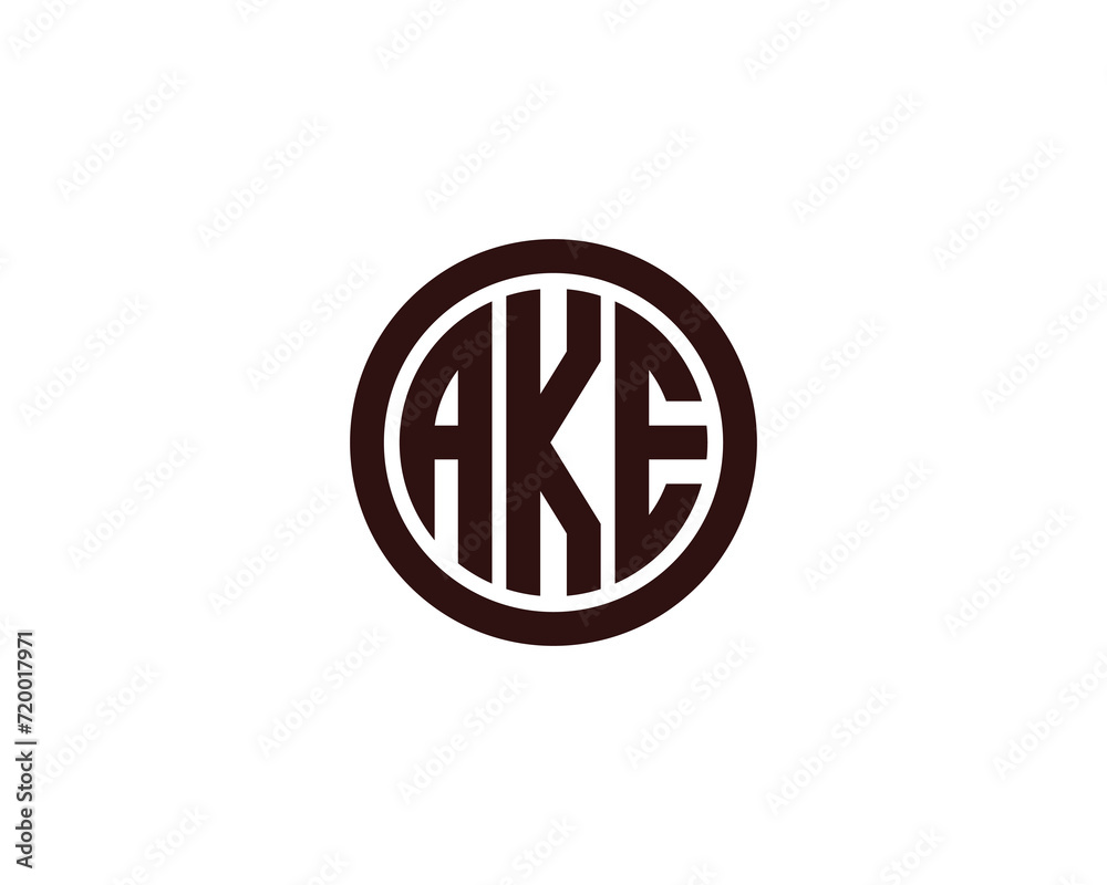AKE logo design vector template AKE logo design vector template