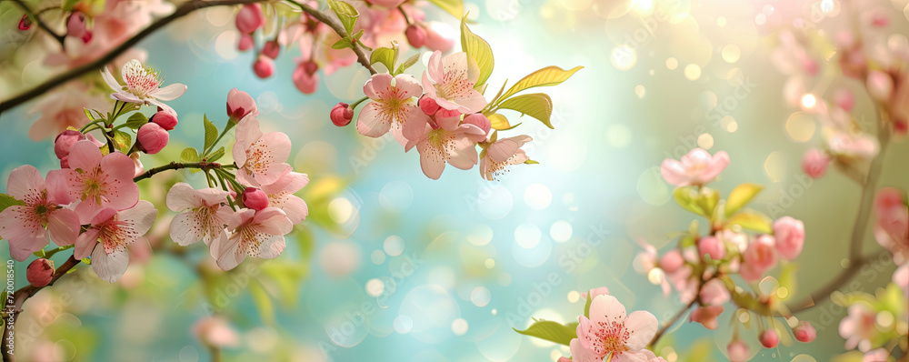 Spring Background Banner Spring Background Banner