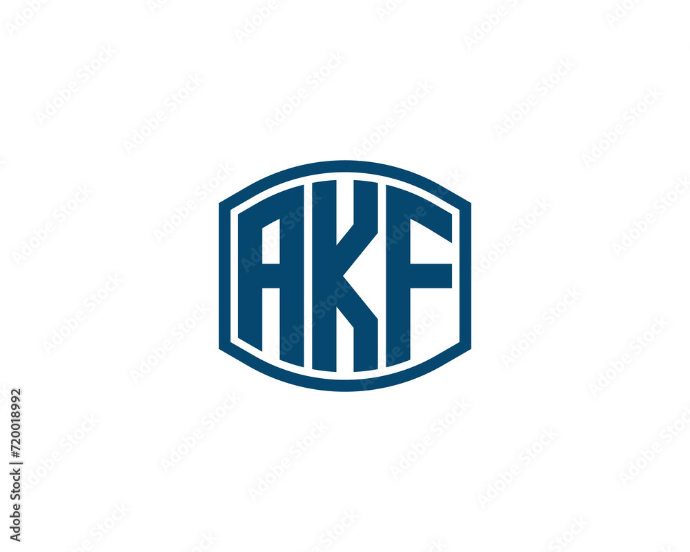 AKF logo design vector template