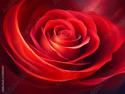 Red rose close up background.