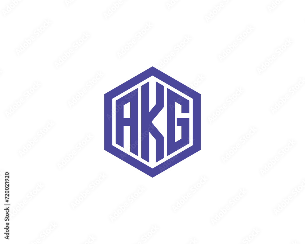 AKG Logo design vector template AKG Logo design vector template
