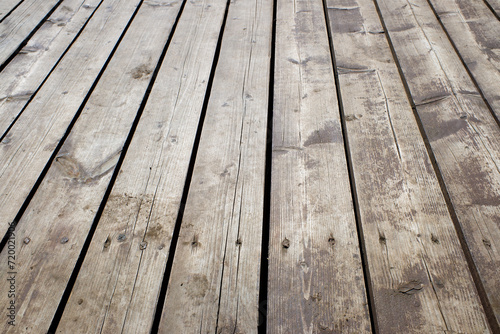 Old wood planks grunge background, wooden fence texture.