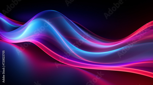  abstract background with glowing wavy line. 