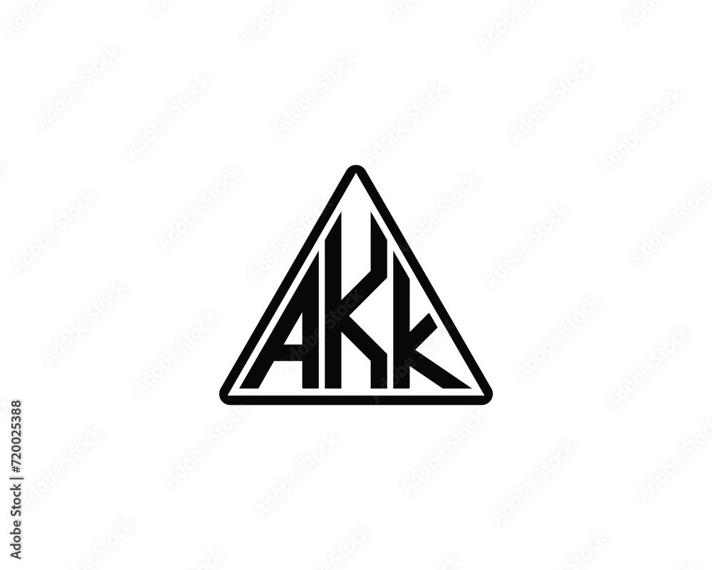 AKK Logo design vector template AKK Logo design vector template