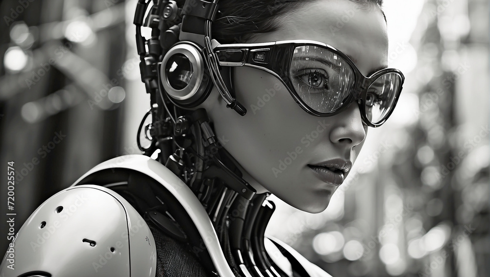 Fototapeta premium artificial intelligence in action
