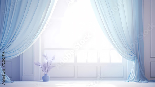 Empty room background, simple style interior design