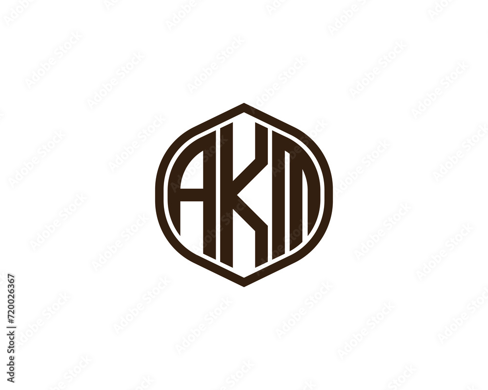 AKM logo design vector template AKM logo design vector template