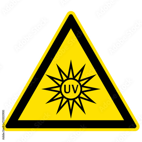 Ultraviolet safety sign 