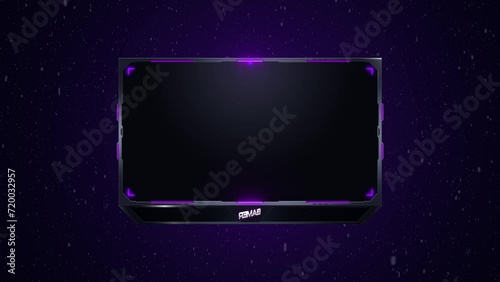Gaming Animation Twitch Stream Overlay