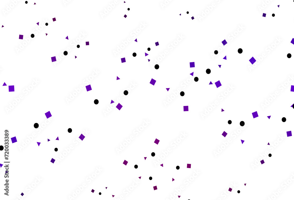 Light Purple, Pink vector texture in poly style with circles, cubes.