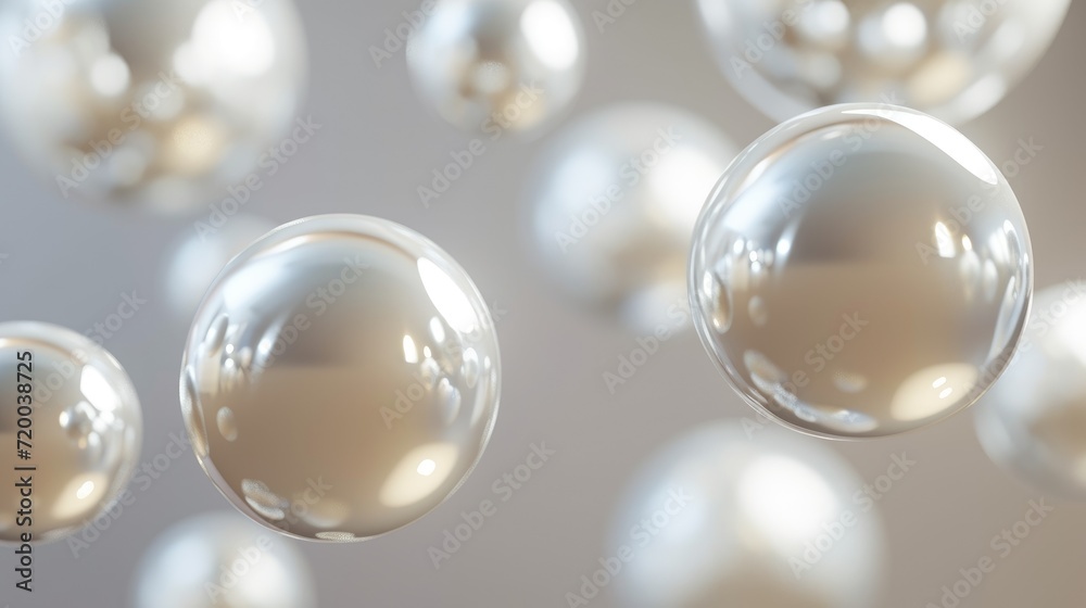 abstract 3d floating spheres background abstract 3d floating spheres background