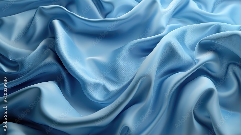 abstract blue silk folded drapery background abstract blue silk folded drapery background