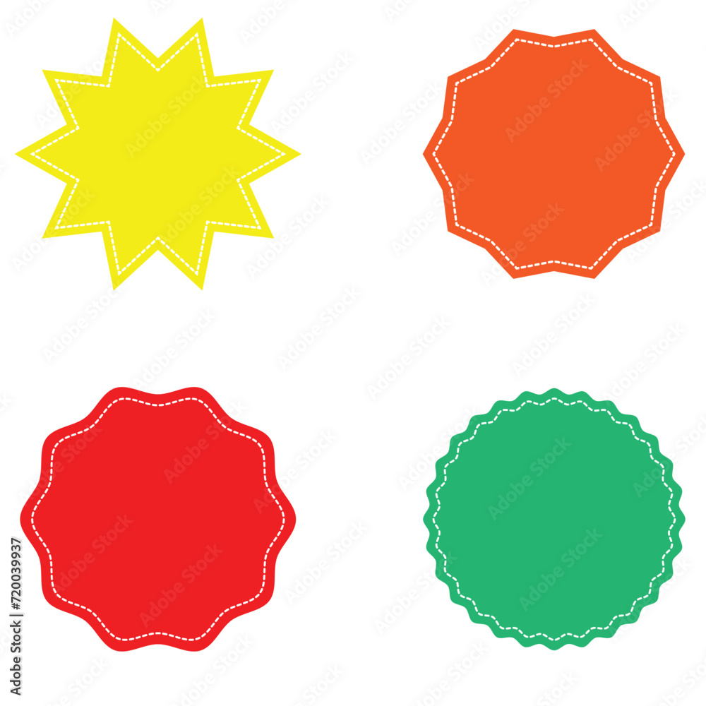 Starburst badge shape, burst wave star, price label sticker 7 0 6 Starburst badge shape, burst wave star, price label sticker 7 0 6