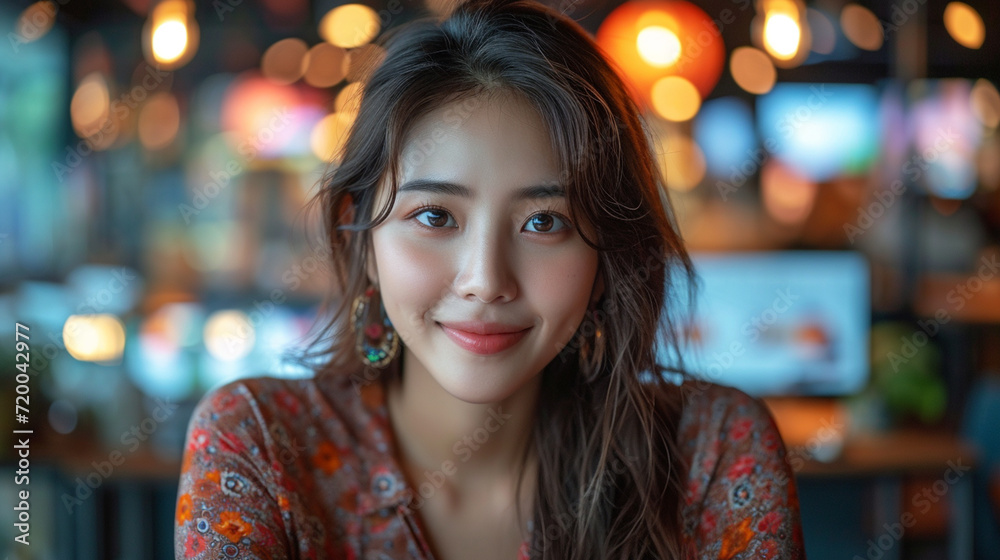 Asian successful happy businesswoman Asian successful happy businesswoman